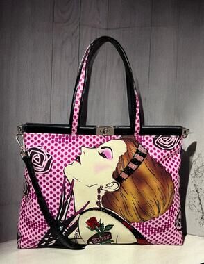 Y2K Isabella Fiore Daddy’s Girl Sequined Tote Bag
